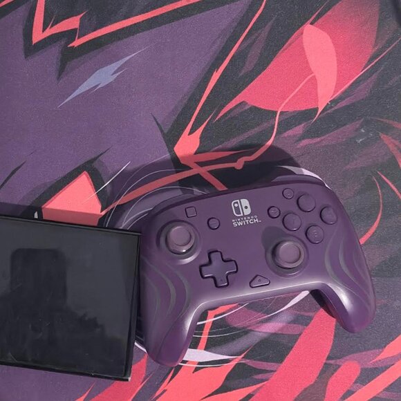 Nintendo Switch Oled with Pro LED controller | NBA 2K24| Super Smash Bros Ult - Picture 2 of 2